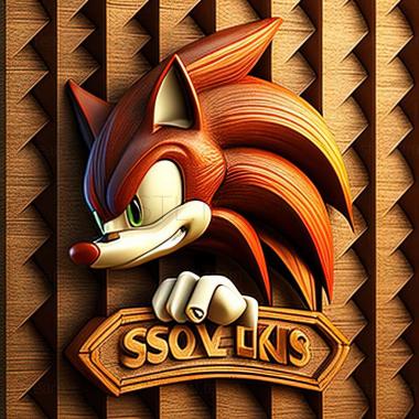 3D model Sonic Rivals 2 game (STL)